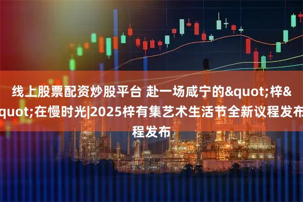 线上股票配资炒股平台 赴一场咸宁的"梓"在慢时光|2025梓有集艺术生活节全新议程发布