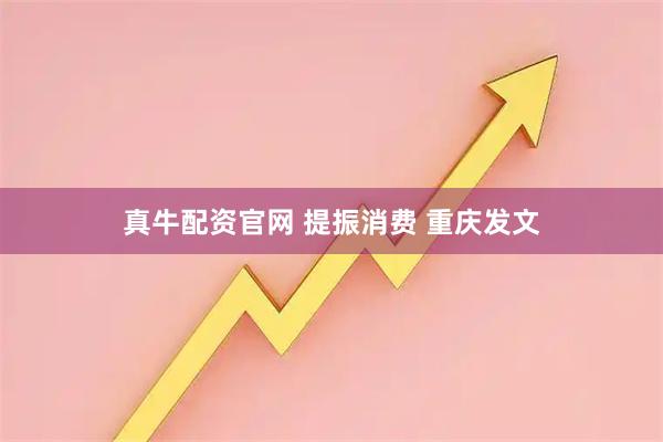 真牛配资官网 提振消费 重庆发文